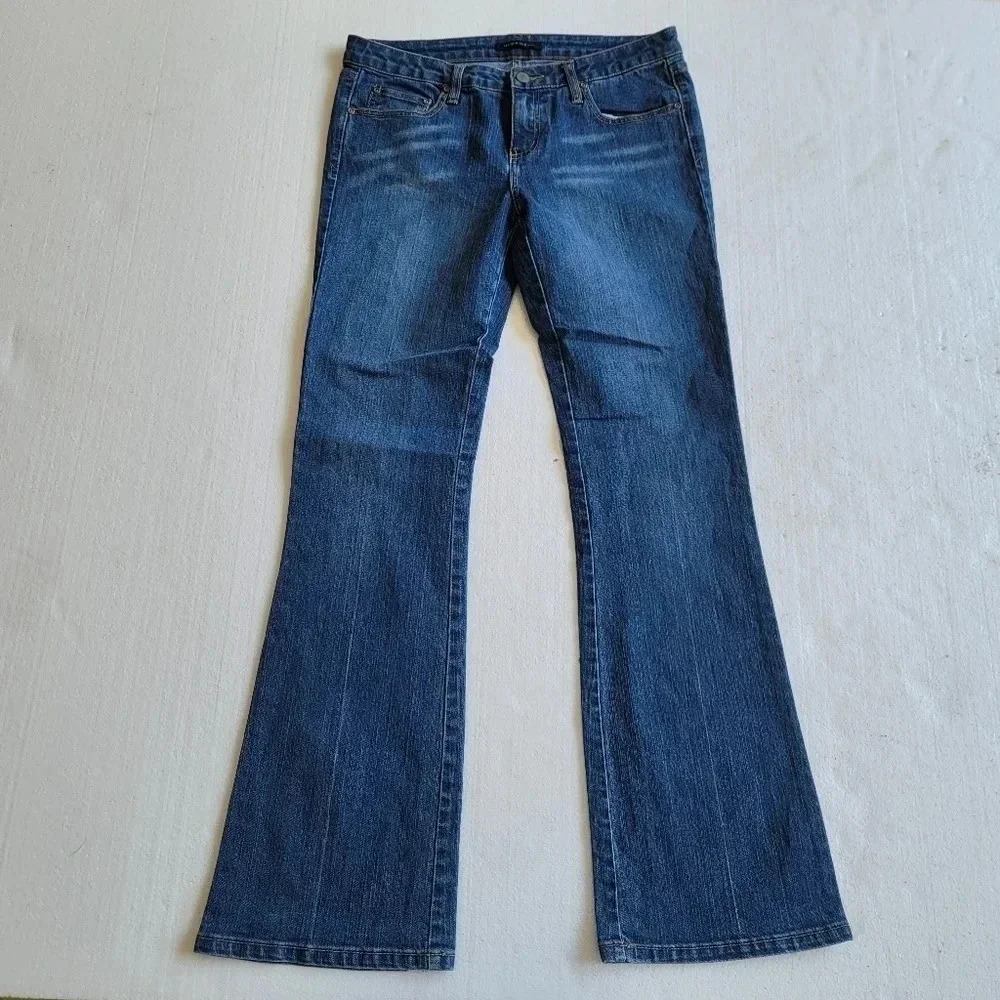 Kenneth Cole Jeans Women's Size 8/30x33 Low-Rise Bootcut Cotton Blend Denim Blue